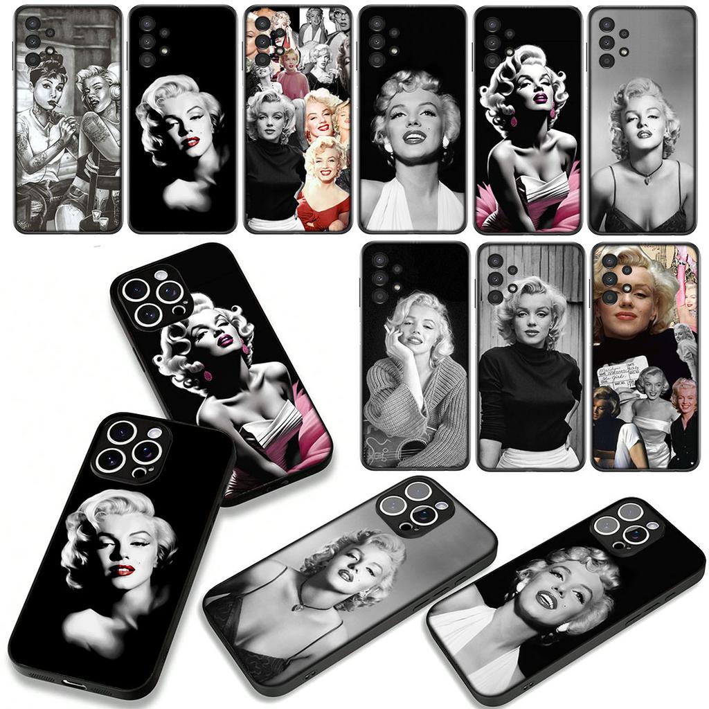 M-Marilyns Tapeta m-Monroes Pouzdro pro Samsung Galaxy A07 A13 A12 A14 A23 A50 A51 A52 A53 A70 A71 A72 A21S A04 Note 20 9 8 10