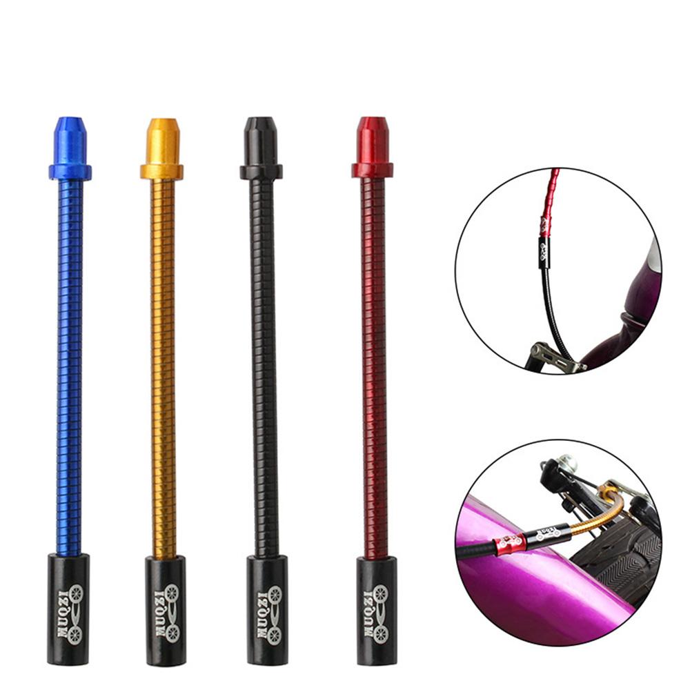 Spring Folding Bike Bendable Brake Bent Pipe Noodle Cable Guide V Brake Elbow Bicycle Accessories