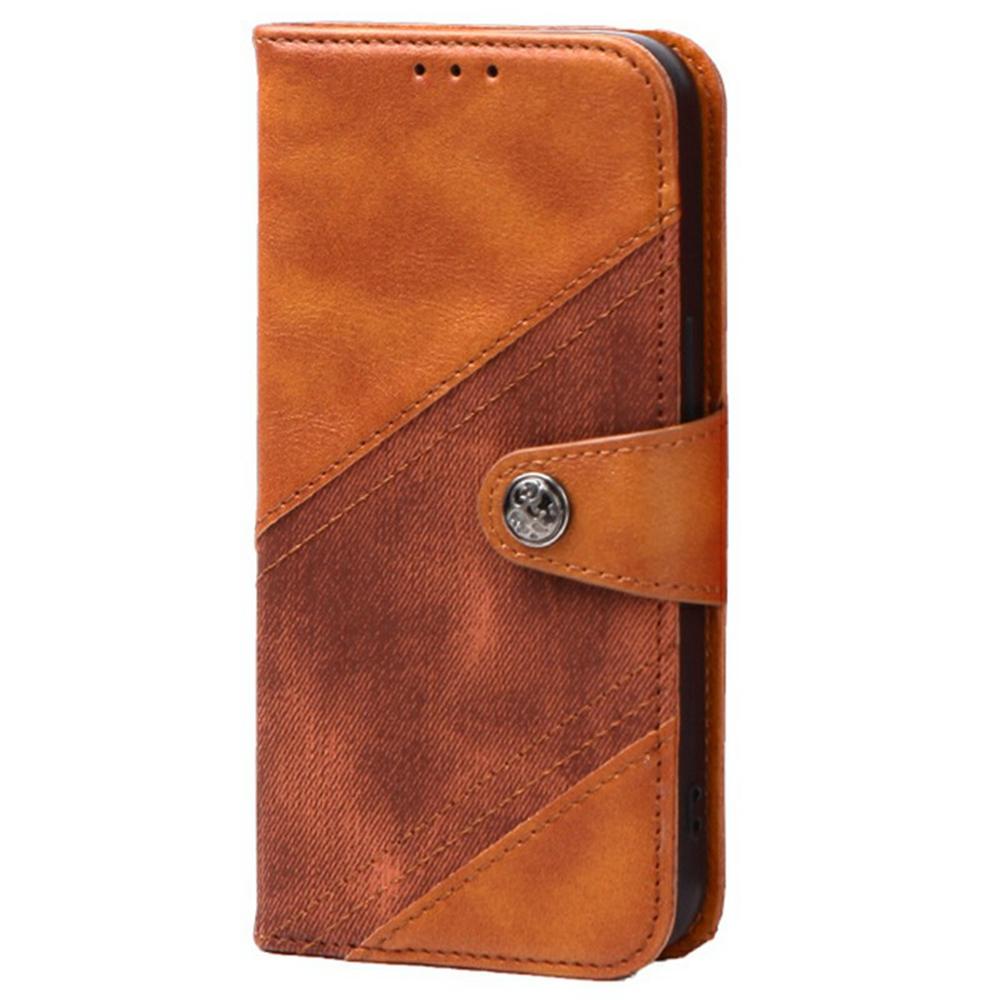 For Samsung Galaxy A36 5G Case Splicing Texture Leather Phone Cover Viewing Stand