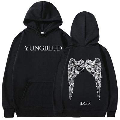 Bluzy z kapturem Yungblud IDOLS Wings Album Tour 2025 Męskie Damskie Vintage Modne Bluzy z kapturem Hip Hop Luźne swetry Streetwear