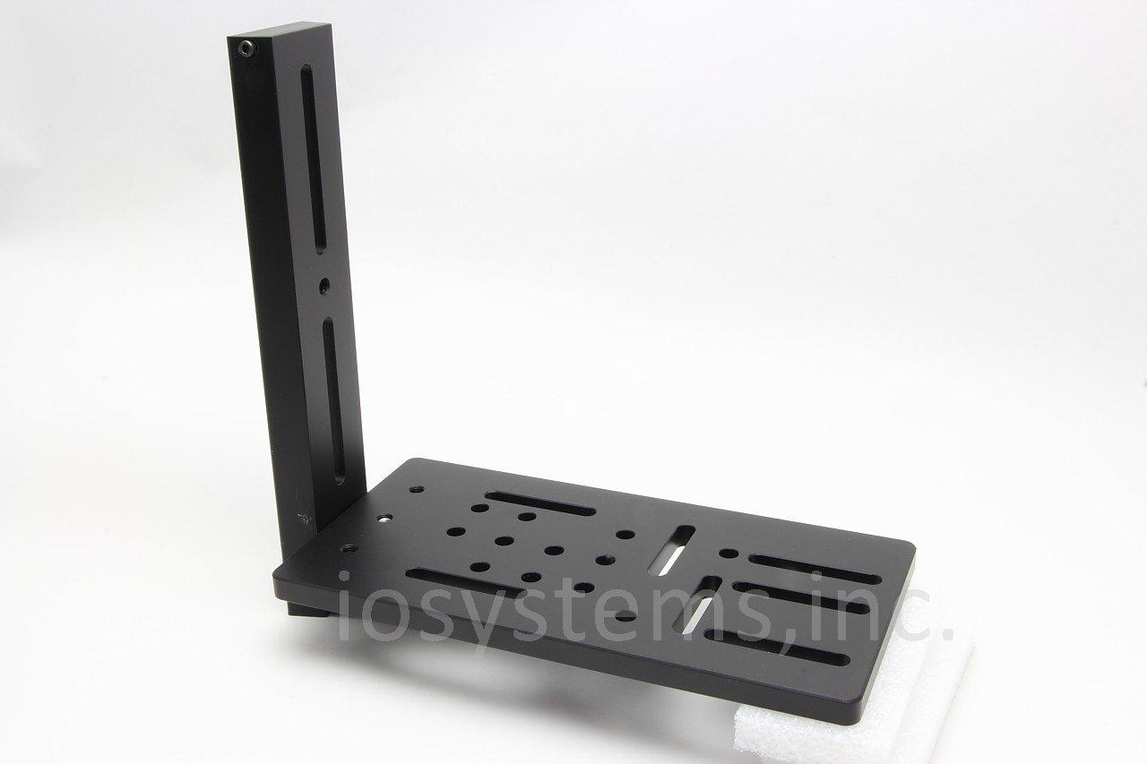 

AstroStreet plate CNC machined aluminum machined GP compatible for binoculars and cameras L-shaped multi-dovetail [] чёрный