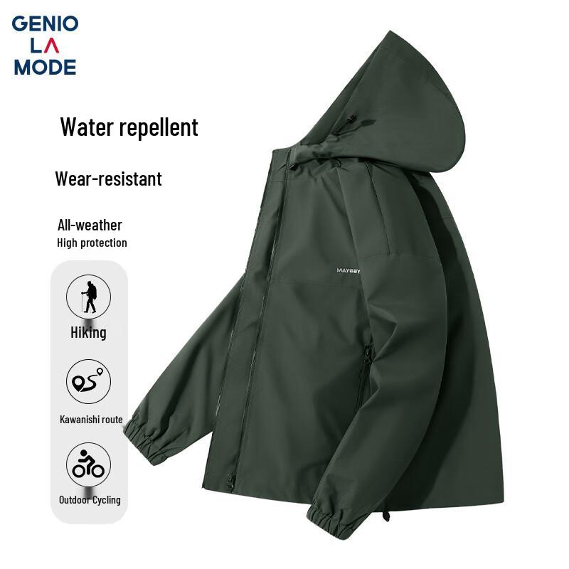 GENIOLAMODE Men s Functional Outdoor Jacket XL