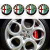 60MM Car Wheel Hub Logo Modification Wheel Hub Cover Decoration For Alfa Romeo Giulietta GT 159 147 156 Mito Brera Giulia F1