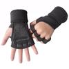 Fitness Half Finger Gloves Pull Up Dumbbell Lifting Weights Hard Pull Exercise Equipment Wrist Protection Cover Anti-Slip Anti-C
