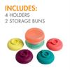 Drip-Proof Popsicle Rack Silicone Drip Free Popsicle Holder Reusable Mess-Free Frozen Treats Holder for Kids Ice Cream