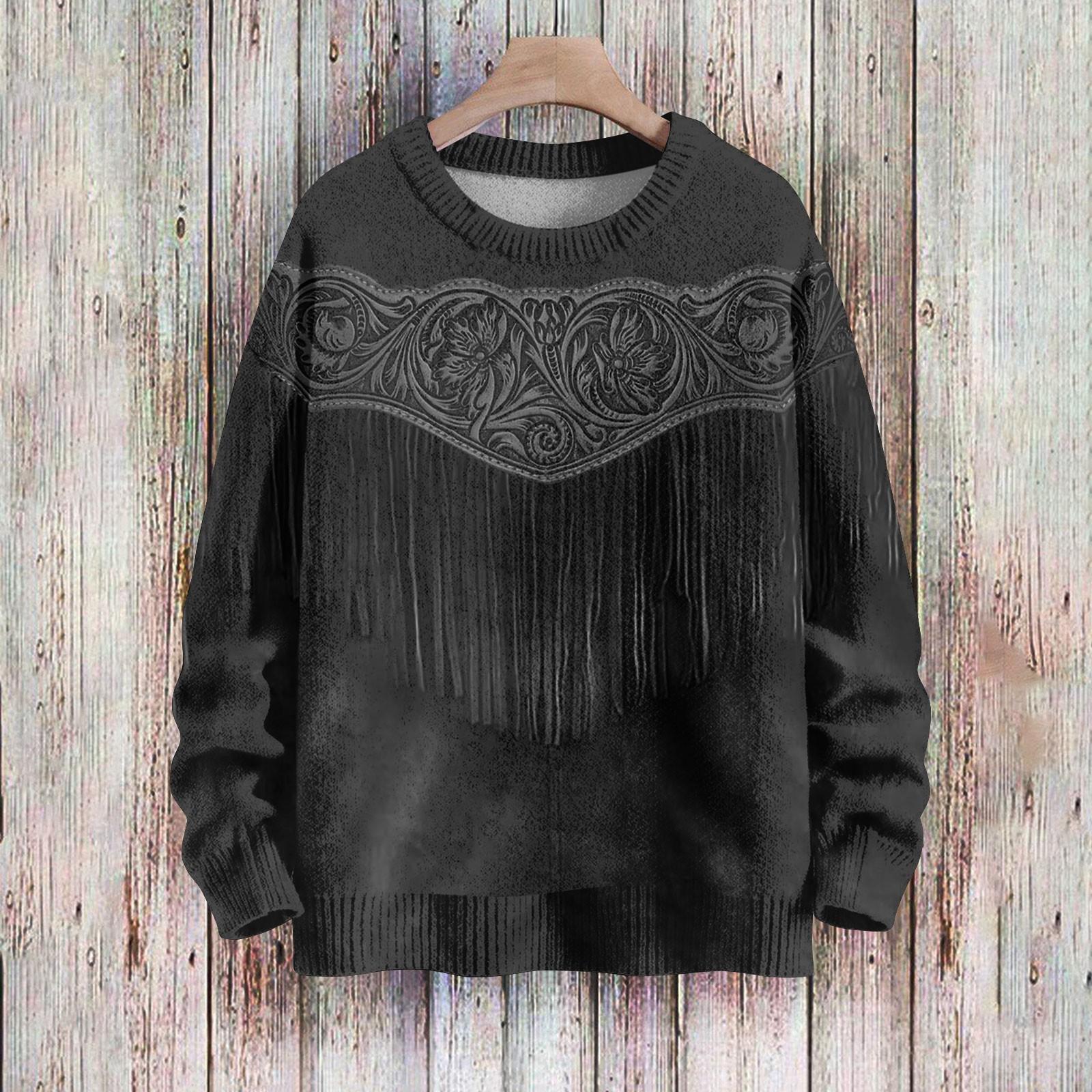 

Женская мода повседневная толстовка с капюшоном с длинным рукавом и геометрическим принтом L чёрный