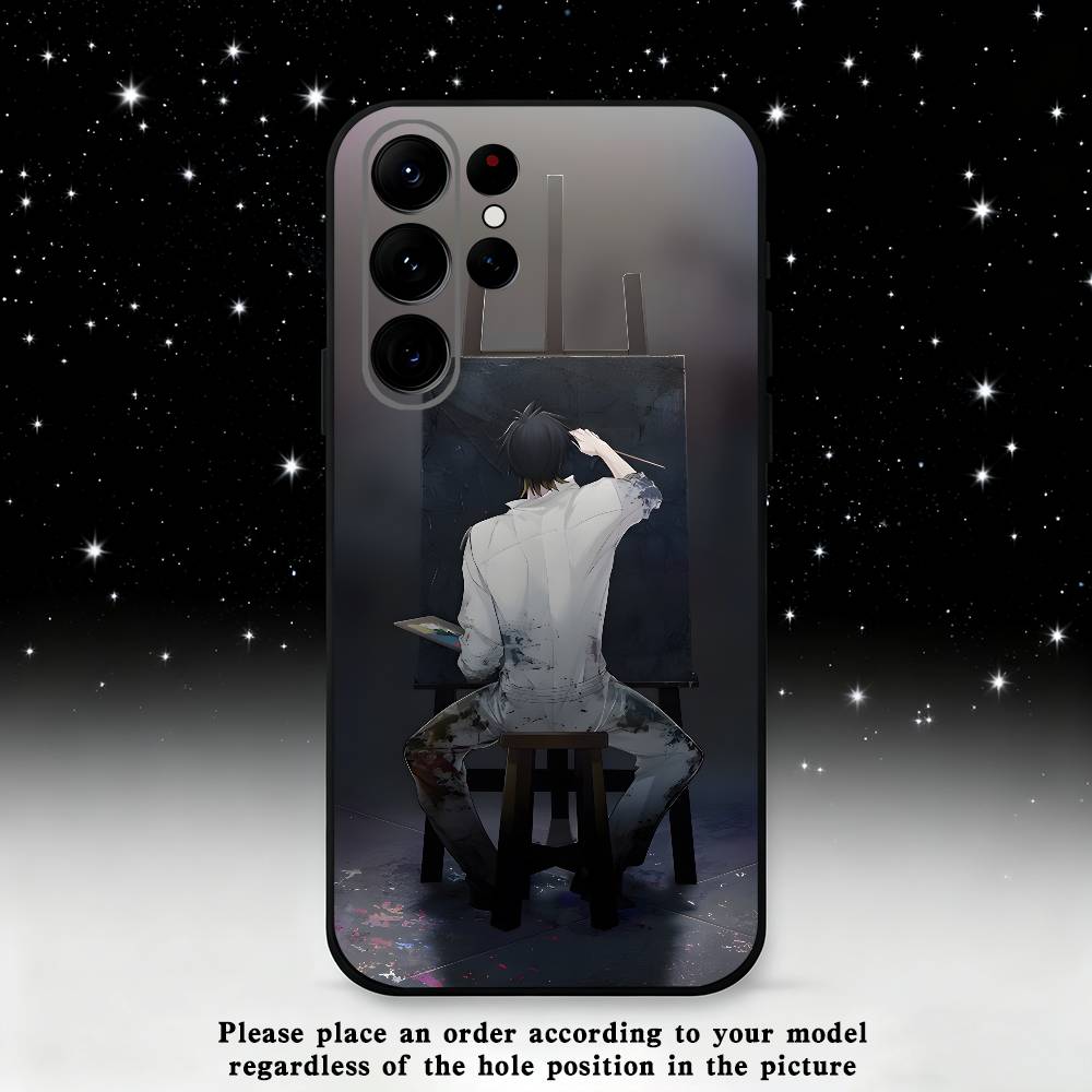 

Towa Slow Damage Phone Case For Samsung S25,S24 Ultra,S20,S30 plus,S22 plus,S23,S30 Ultra 5G Silicone Black Shell Samsung S24Plus