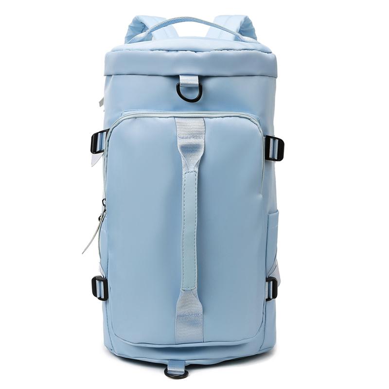 Multi-function Double Shoulder Travel Bag Dry and Wet Separation Swimming Fitness Bag with Shoe Compartment Yoga Bag