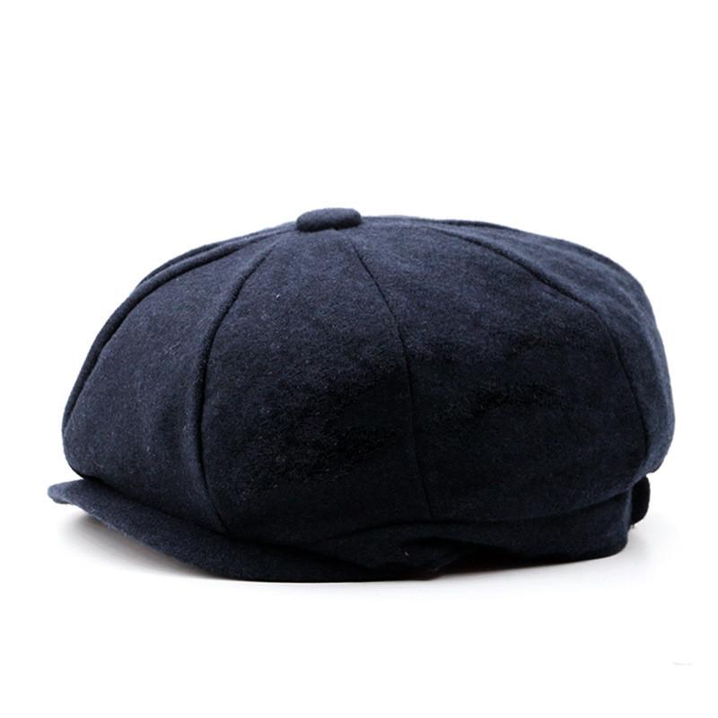 Wool Blend Octagon Hat For Men Women With Adjustable Fit For Winter Outdoor Casual Wear