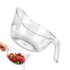 Multifunctional Rice Washing Colander, Strainer Bowl for Rinsing Vegetables, Grains & Beans, Kitchen Fruit Vegetable Drainer