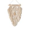 Handmade Tassel Leaf Tapestry Macrame Leaf Hanging Tapestry Leaf Tapestry Macrame Leaf Tapestry Room Decoration Handmade Tassel