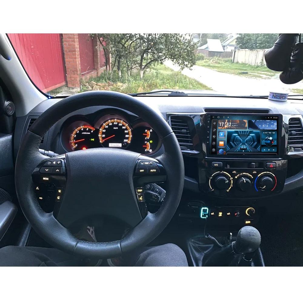 Toyousonic Car Video Player for Toyota Hilux 2005-2015 GPS Navigation Built-in Dsp Carplay Autoradio Android Head Unit