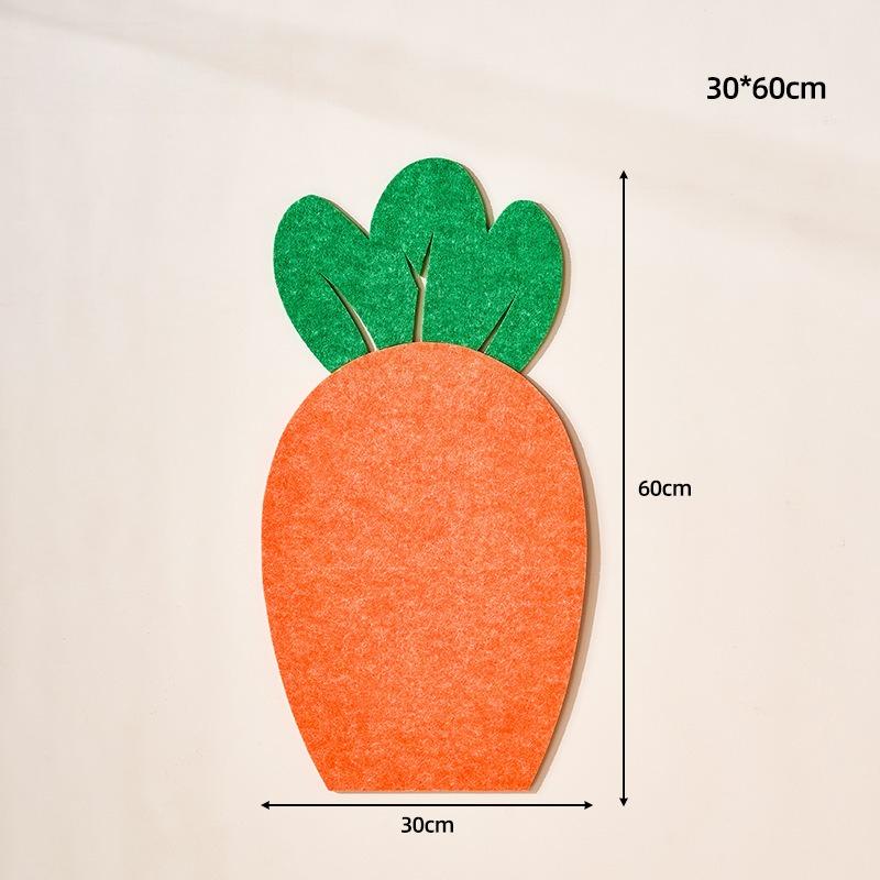 

Cartoon felt sticker Wall protection sticker Anti cat scratch wear-resistant and not easy to shed fur cat scratch board Home decoration stickers 30x60cm 1pcs
