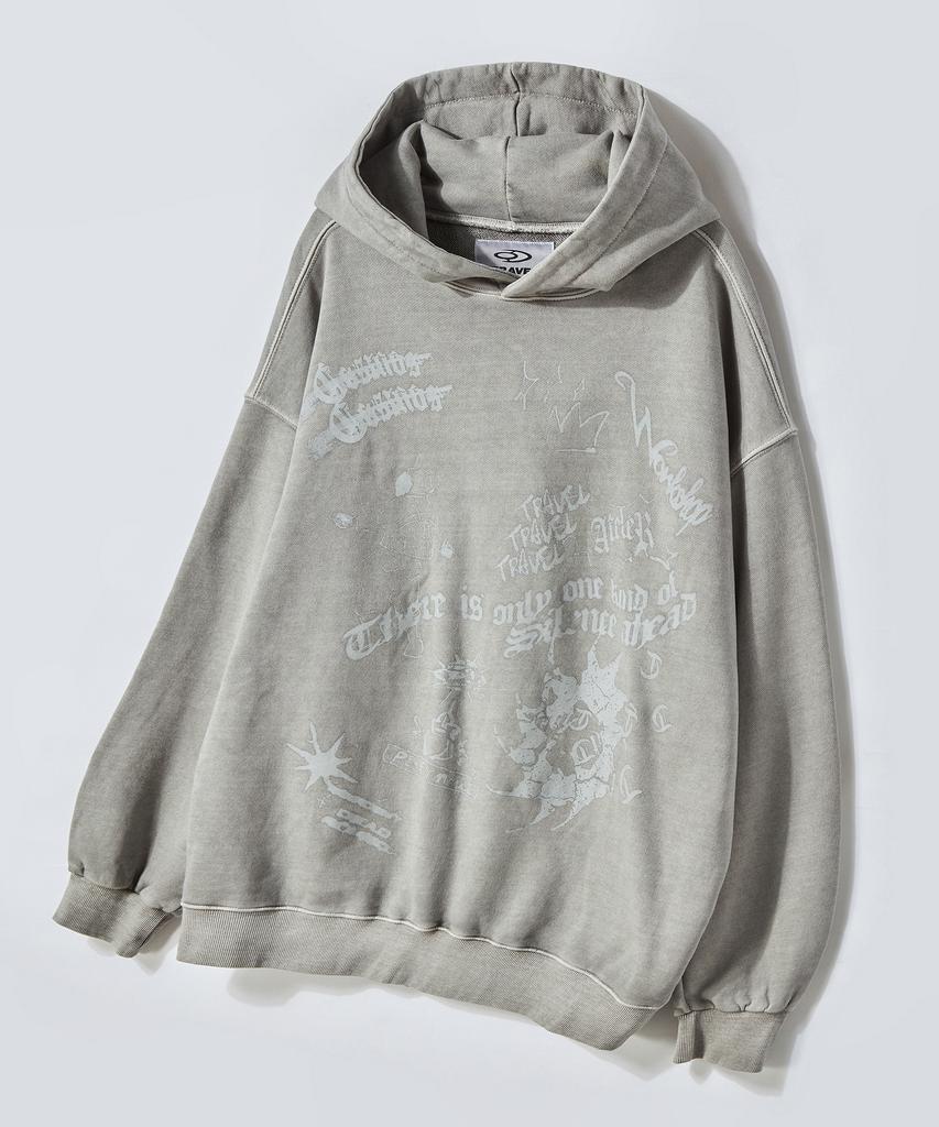 Cosmos Pigment Hoodie Ghost Gray