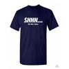 Shhh No One Cares Sarcastic Funny Novelty Pure Cotton T Shirt 2026 High Quality O Neck Short Sleeves Top Clothing