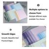 5PCS/Set Rotating Side Opening A4 File Folder Gradient Color File Organizer  School Office