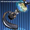 Practical Single Ear Earphone Air Conduction Quick Connect Call