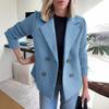 Spring and Autumn Women's Fashion Elegant Jackets Solid Color Casual Loose Jackets Winter Retro Jackets Autumn Tops