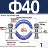304 Stainless Steel Pipe Clamp: Thickened Clamp for Electric Pole Bracket