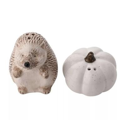 Country Living Keramik Igel Salz- und Pfefferstreuer Set