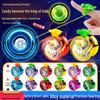Free Shipping Alloy Yo-Yo: Luminous Competition & Sleep-Supporting Toy for Kids