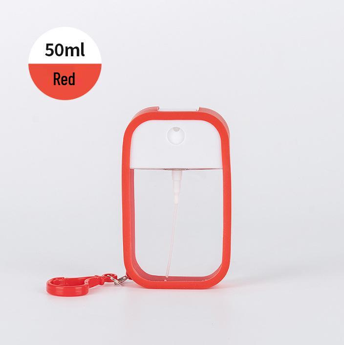 Portable Press-On Silicone Hydrating Perfume Spray Bottle