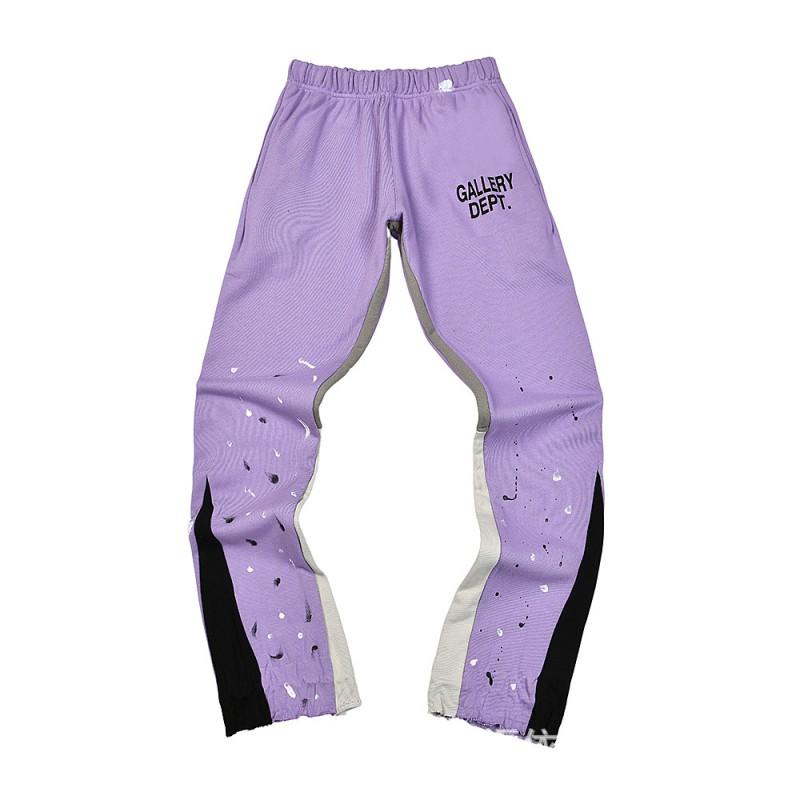 Dipartimento Galleria. Pantaloni a zampa Patchwork in Denim Unisex Jeans Casual Streetwear