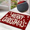 Santa Claus Design Bathroom Mat Water-absorbing Anti-slip Pad Cartoon Foot Mat  Bathroom Use