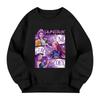 Kids' Long Sleeve Loose Pullover Letter Printed Round Neck Sweatshirt