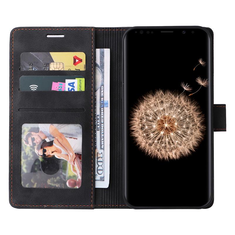 For Samsung S9 Plus Leather Wallet Bag Phone Case For Samsung Galaxy S9+ S9 Plus S9Plus G960F G965F Luxury Flip Cover Card Slot