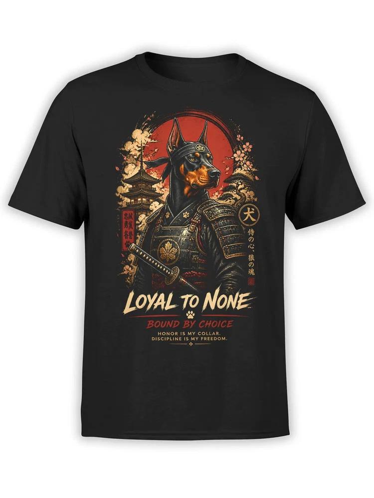 Ronin Doberunisex Dog Tshirt Unisex S