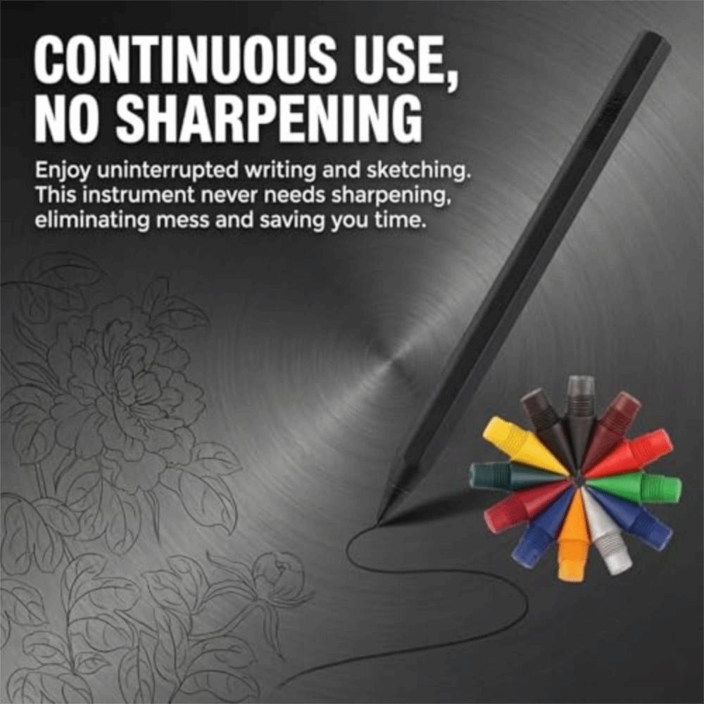 Reusable Eternal No Ink Pen Smooth Friction No Ink Pencil Forever Pencil  Writing Instrument