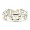 Used HERMES Ring ChÃ©ne Dunkel Anchene EU#55 55 Silver925 5.5g Silver Accessories