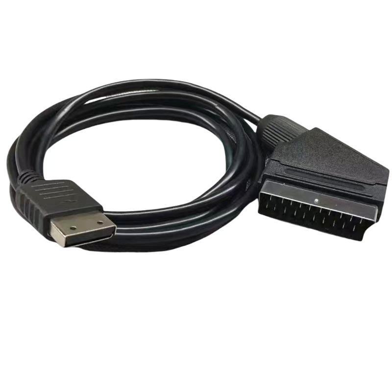 Compatible RGBS SCART Cable for Sony PS2/PS3 to European TV