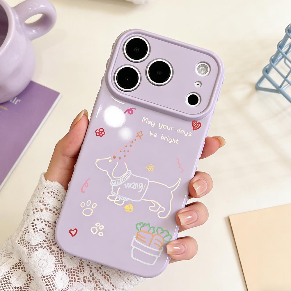 

Защитный чехол с защитой от падения на тему собак для iPhone 17/17 Pro, Совместим со старыми моделями Apple 14-16 iPhone 13
