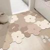 Silk Circle Entrance Door Mat Dirt Resistant and Dirt Resistant Foot Mat Cloud Shaped Door Mat Cutting At The Entrance
