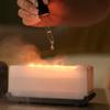 Bunte Aromatherapie-Maschine Desktop-Diffusor bunte Flamme Luftbefeuchter Haushalt kleine Simulation Flamme Aromatherapie-Maschine