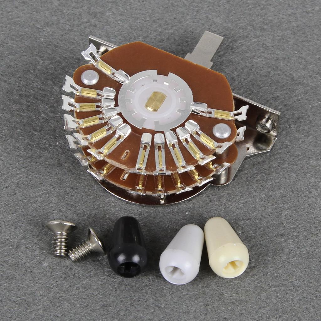 FLEOR 1PC Electric Guitar Pickup Selector Switch 5 Way /3 Way / Super 5 Way Switch and Tips for Guitar Parts Accessories