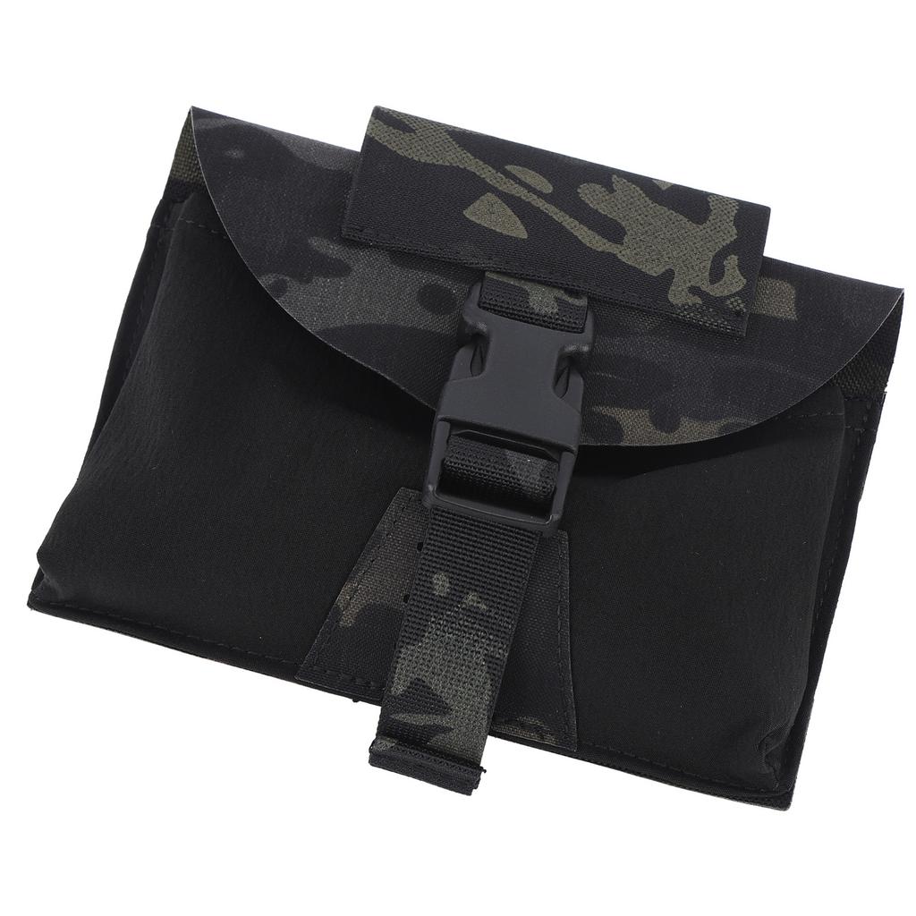 Molle Medical Pouch Multifunctional Wide Adaptability Nylon Cloth Military Belt Bag for Emergency Black CP
