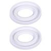 2Pcs Bobbin Holders Rings Flexible Silicone Bobbin Organizers Holders Bobbin Storage Case Sewing Thread Bobbins Case