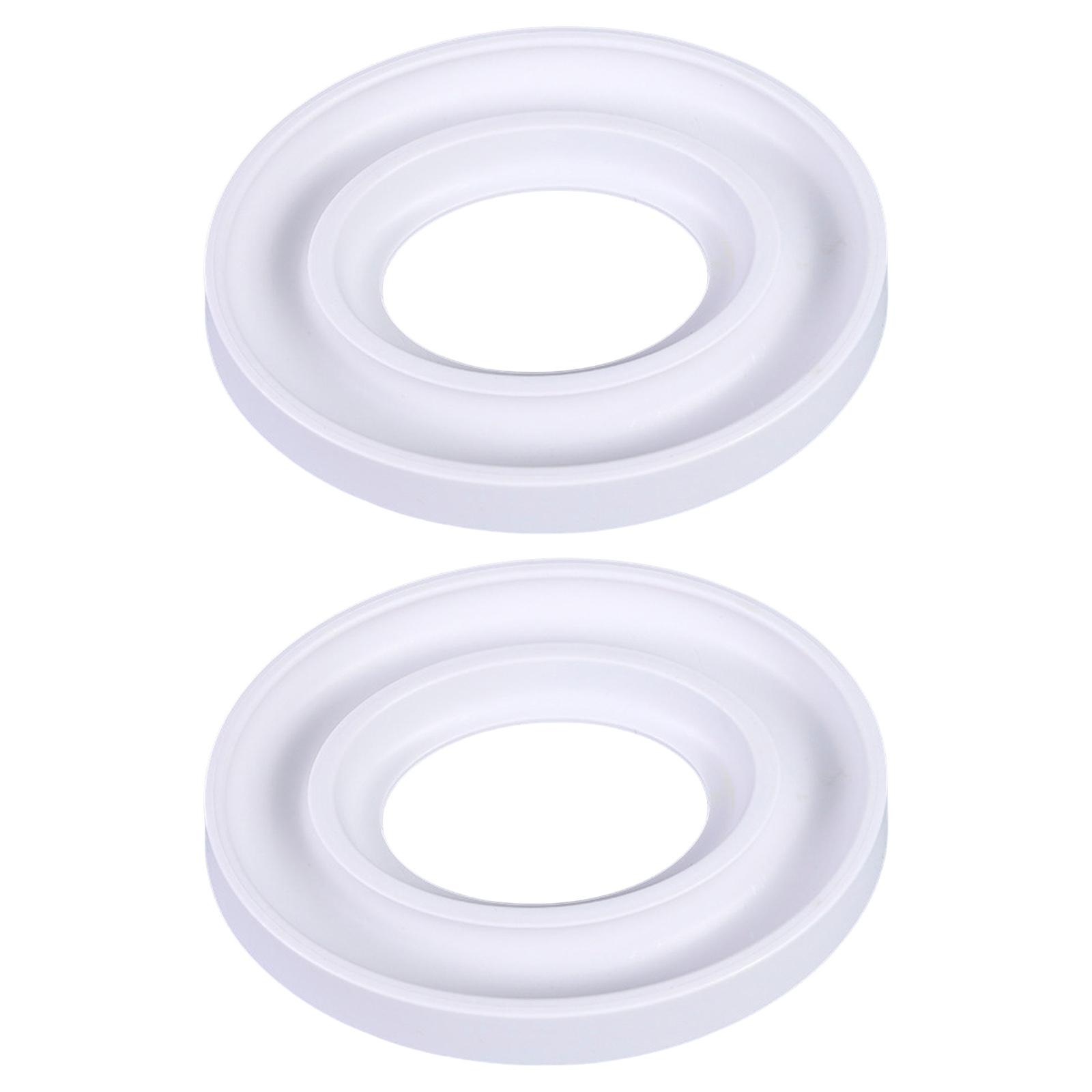 2 шт. Кольца-держатели для шпулек, гибкие силиконовые органайзеры-держатели для шпулек, кейс для хранения шпулек, кейс для шпулек с швейными нитками белый