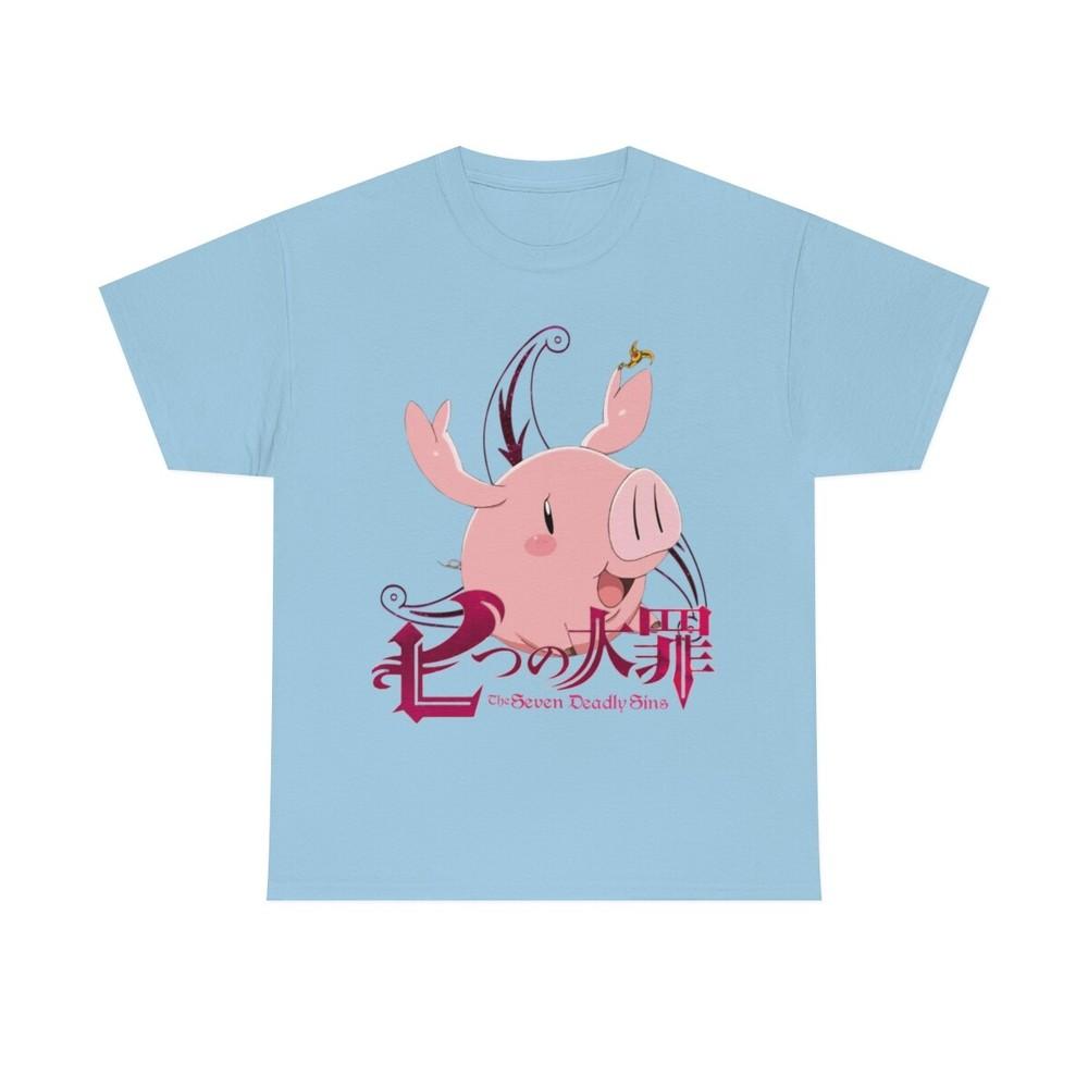 Nanatsu No Taizai Hank Tshirtthe Seven Capital Sinsanimevideo Gameban M