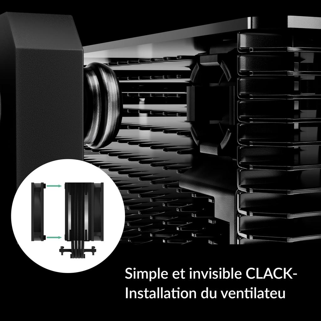 ARCTIC Freezer 36 - CPU Cooler, Dual Fan, Push-Pull, Single Tower, 120mm P-Fans x2, High Static Pressure, 200-1800 RPM, Fluid Dynamic Bearing, MX-6
