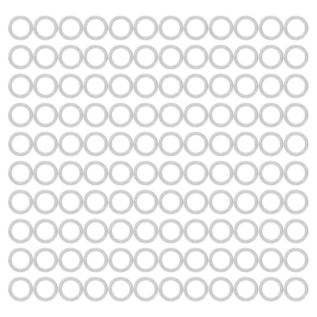 120Pcs Washer Stainless Steel Flat 8mm Inner Diameter 11mm Outer Diameter Maintenance