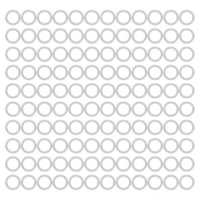 120Pcs Washer Stainless Steel Flat 8mm Inner Diameter 11mm Outer Diameter Maintenance