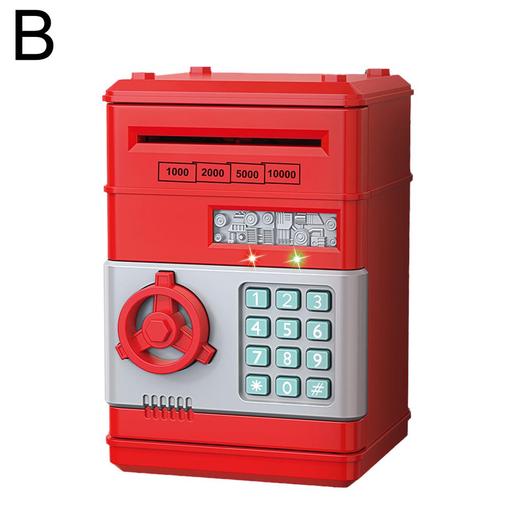 Salvadanaio Creativo ATM Elettronico Salvadanaio con Password Mini Cassaforte Monete Risparmio Contanti Salvadanaio Lucchetto Salvadanaio ATM Regalo per Bambino
