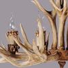Romantic White Antler Chandelier for Living Room, Bedroom, Bar, or KTV - Rustic Creative Lighting Fixture