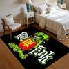 Street Art Graffiti Bereichsteppich Retro Comic Maus Design Fußmatte Auffällige Kantige Kinderzimmer Dekor für Babyzimmer Wohnzimmer Schlafzimmer