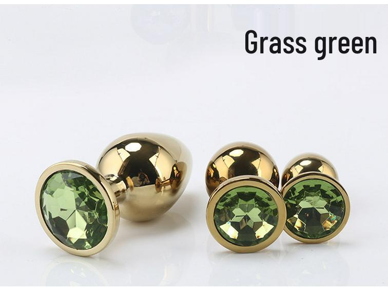 Diamond-Studded Metal Butt Plug for G-Spot Pleasure