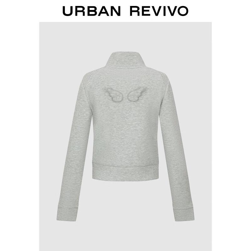 UR Women's Wing Decor Double Zipper Jacket